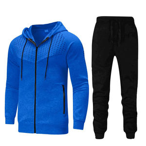 Survêtement décontracté personnalisé 100 % polyester 2026 avec logo imprimé, vêtements de sport respirants en polaire pour le jogging et la course hivernale - Product Image 2