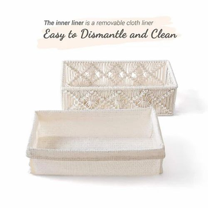 Cotton Rope Storage Basket Handwoven Shelf Organizer Basket Multipurpose Woven Storage <b>Bin</b> for Home Kitchen Bedroom Bathroom - Product Image 3