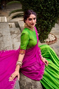Indian Ethnic Traditional Designer <b>Lehenga</b> Choli Zari Weaving Work Wedding Outfit <b>Women</b> Fancy Wear Floor-Length Regular Fit - Product Image 4