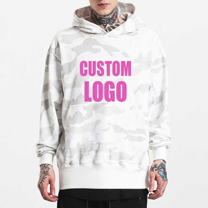 Custom Logo <b>Men's</b> Blue <b>Camo</b> <b>Hoodie</b> – Premium Cotton Fleece Camouflage Pullover – Urban Streetwear Manufacturing - Product Image 4