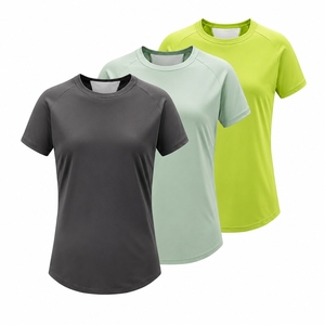 T-shirts décontractés pour femmes en coton 100% de haute qualité avec impression numérique, séchage rapide, coupe ajustée, manches courtes, respirants pour l'été - Product Image 6