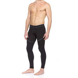 Men's Running Compression Leggings <b>Bamboo</b> Cotton Elastic Waist Fitness Sports Breathable Quick Dry Workout Jogging Pants - Product Image 1