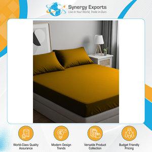 In Depth Experience Manufacturing Top Class Quality Modern Style 130 GSM 4 Pcs Polyester Bedsheet <b>Set</b> for Bulk Buyers - Product Image 3