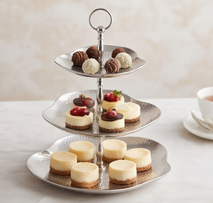 Premium <b>3</b> <b>Tier</b> Stainless Steel <b>Cake</b> <b>Stand</b> Handmade Multi Layer Serving Tray For Desserts Party Occasions - Product Image 6