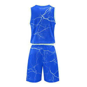 Uniformes de basket-ball professionnels OEM, matériau respirant de haute qualité, toutes tailles, y compris les grandes tailles, techniques d'impression - Product Image 4