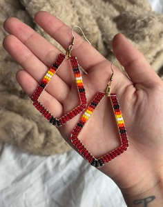 Pendientes Elegantes Hechos a Mano por Artesanos, Ligeros, Bordados y con Cuentas, Personalizables, para Mujeres y Chicas con Estilo, Accesorios de Moda, ARTESANÍA - Product Image 6