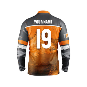 เสื้อโปโลแขนยาวพิมพ์ลายปลาทะเล 3 มิติ สำหรับผู้ชาย ระบายอากาศได้ดี แห้งเร็ว ป้องกันรังสียูวี เหมาะสำหรับตกปลา - Product Image 2