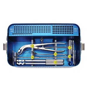 Juego de instrumentos de Cirugía de placa ortopédica para traumatismos, fuente de alimentación Manual básica, fragmento grande para limpieza y llenado de dientes, equipo - Product Image 1