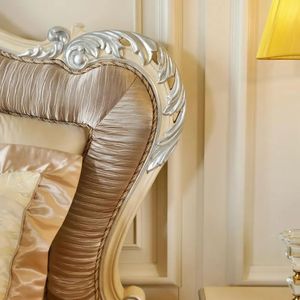 Hot Sale Luxury European Classic White Bedroom Set Carved Mahogany Bed Frame Elegant Furniture for Hotel Villa High Quality - Product Image 6