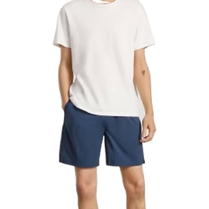 Short en coton à motif solide pour hommes avec logo personnalisé de haute qualité Short de fitness respirant pour la course à pied - Product Image 2