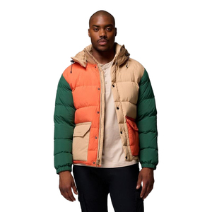 Veste d'hiver légère pour homme, 340 grammes, polyester/nylon, matelassée, isolée, à capuche, écologique, hydrofuge, chaude - Product Image 1