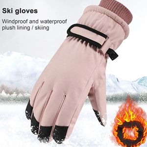 Winter Motorcyclist <b>Gloves</b> for Men Cycling Warm Fleece Skiing Bicycle Waterproof Thermal <b>Gloves</b> Gym <b>Touch</b> Screen Anti-slip - Product Image 5