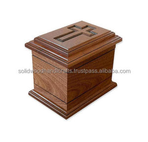 Nouvelles urnes funéraires en bois pour adultes, urnes funéraires en bois, taille personnalisée, fournitures funéraires - Product Image 3