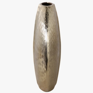 Vase décoratif en métal doré - Contenant moderne et élancé en métal pour fleurs, idéal pour salon de luxe et centre de table D - Product Image 2