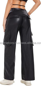 2024 recién llegados 100% pantalones de cuero de vaca originales para hombres pantalones de motorista de cuero antiarrugas y transpirables para hombres. - Product Image 5