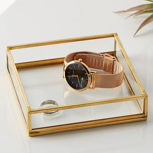 Premium Quality Metal And Glass Jewelry Storage Box With Antique Finish <b>Frame</b> For Home Decoration And Gift Purpose - Product Image 1
