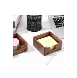 Best Quality wood <b>Stick</b> <b>Note</b> Memo Pad Holder for Desk Notepad Dispenser For Home School & Office Desk Use - Product Image 2