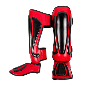 Nuevas Espinilleras de MMA, Boxeo y Kickboxing, Protección Profesional, Secado Rápido, Transpirables, de Espuma y Cuero Vacuno, con Cierre Personalizable - Product Image 4