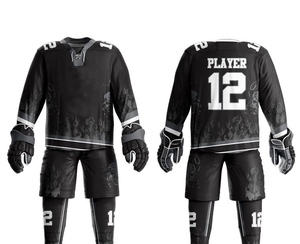 Último Diseño, Alta Calidad, Nueva Llegada, Conjuntos de Uniformes de Hockey sobre Hielo para Hombre Adulto, 100% Poliéster, Transpirable, Ecológico, de Secado Rápido - Product Image 3