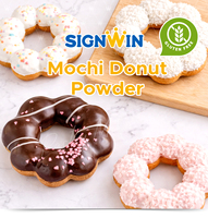 Poudre à Donuts Mochi Sans Gluten, Mélange Premium pour Donuts à la Texture Moelleuse, Préparation Rapide et Facile, 1 kg, Idéal pour les Boulangeries et les Cafés
