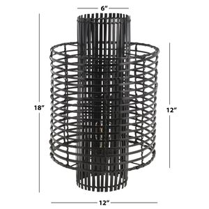 Lámpara de Mesa Minimalista Hecha a Mano de Bambú, Iluminación Decorativa para Sala de Estar, Cafetería y Espacio de Relajación - Product Image 2