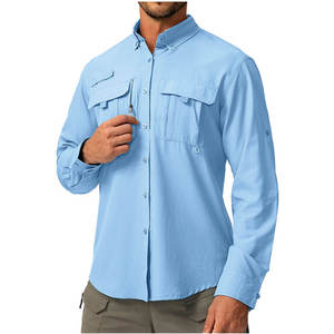 Camisa de Pesca y Caza 100% de la Mejor Calidad, con Cuello Camisero, Protección UPF 50, Impermeable, Resistente al Viento, de Secado Rápido, con Bolsillos Tipo Cargo, para Hombre - Product Image 2