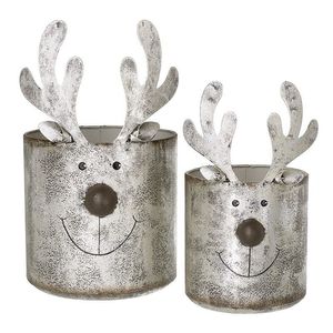 Handmade Modern Design <b>Christmas</b> Tree Reindeer Ornament Prime Quality Metal Sculpture with Wooden Base for Hotel <b>Christmas</b> Decor - Product Image 5