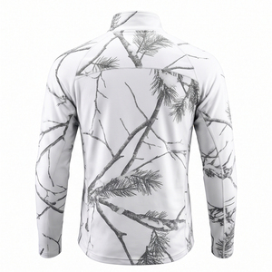 Chemises de chasse camouflage sur mesure MALUZA pour hommes, motif Real Tree Marsh sublimé, manches longues, vêtements de sport silencieux pour l'extérieur - Product Image 2