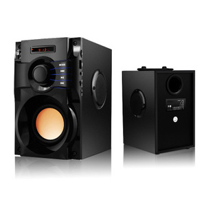 A11 Nouveau haut-parleur Hi-Fi portable 1800 mAh pour la maison, caisson de basses stéréo alimenté avec poignée, prend en charge l'affichage LCD, la radio FM - Product Image 5