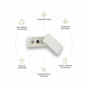 Caja de Almacenamiento de Maquillaje de Cartón Ecológica con Logotipo Personalizado |   Empaque de Papel para Cosméticos con Recubrimiento UV y Laminado Mate para Lápiz Labial - Product Image 6