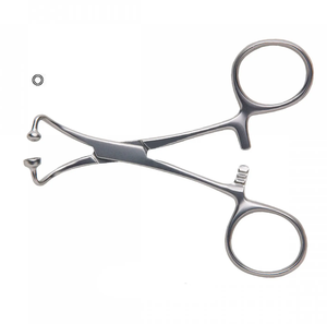 Pinzas para Toallas Backhaus, Manuales, de Acero Inoxidable, Uso Dental Profesional, Diseño Ergonómico de Bola y Encaje, Tamaño Personalizable - Product Image 5