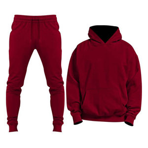 ชุดวอร์มผู้ชายแบบมีฮู้ด สวมใส่สบาย น้ำหนักเบา กันลม ระบายอากาศได้ดี เป็นมิตรกับสิ่งแวดล้อม ผลิตจากโพลีเอสเตอร์และผ้าฝ้าย กางเกงขายาวแบบสเวตแพนท์ เสื้อฮู้ดมีซิป - Product Image 2