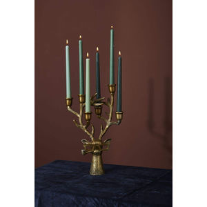 DAANI INTERNATIONAL Candelabro de Aluminio Hecho a Mano con Diseño de Asta de Ciervo, Portavelas de Múltiples Brazos, Decoración Navideña para el Hogar - Product Image 4