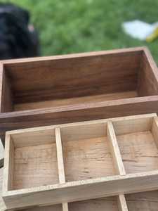 Eco Friendly Solid Wood Jewelry <b>Box</b> Multi Tier Jewelry Organizer with Sliding <b>Drawer</b> Ring Display Earring Holder <b>Storage</b> <b>Box</b> - Product Image 3