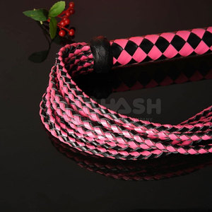 Leather <b>Flogger</b> Durable Leather Strips Flexible Build Simple Handle Design Leather <b>Flogger</b> Smooth Control Use - Product Image 4