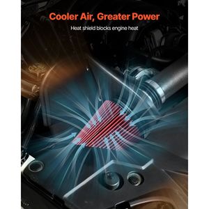 Sistema di Aspirazione dell'Aria Fredda da 3,5 Pollici con Scudo Termico e Tubi di Aspirazione Compatibili per Cadillac Escalade Chevy Silverado/Sub 2007-2008 - Product Image 4