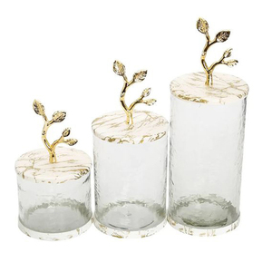 Nouveaux récipients à motif texturé, qualité supérieure, en métal coloré, faits à la main, vente en gros, pour rangement de cuisine sur table - Product Image 6