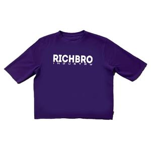 เสื้อยืดชายทรงโอเวอร์ไซส์แบบลำลองเสื้อยืดผ้าฝ้ายสะพายไหล่ปล่อยว่าง - Product Image 1