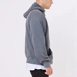 Custom Logo Wholesale High Quality Hoodie Fashion Embossed Logo Blank <b>Men's</b> Heavyweight Hoodie <b>Men</b> - Product Image 1