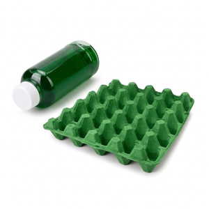 Colorant liquide vert en bouteille avec emballage en carton d'œufs pour applications de coloration industrielle - Product Image 3