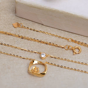 Chaîne en argent S925 à double rangée, collier DIY, 6-7 perles de diamant, support de clavicule vide, JG5365, accessoires de bijoux - Product Image 5