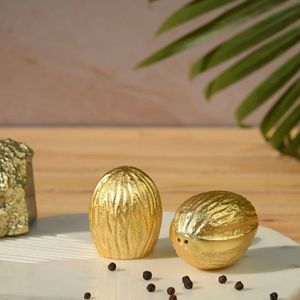 Stainless Steel Salt and Pepper Shaker Set Refillable Spice Dispenser <b>Adjustable</b> Pour Holes Kitchen Dining <b>Table</b> Seasoning - Product Image 6