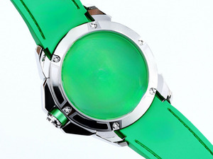 Retro Classic Luxurious Green Rubber Strap Moissanite Casual Business Sports <b>Skeletonized</b> <b>Automatic</b> Mechanical Men's <b>Watch</b> - Product Image 5