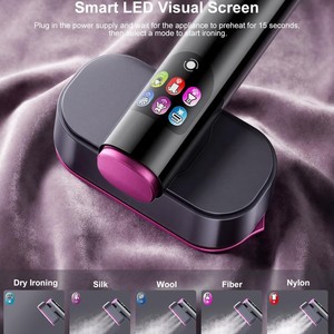 เตารีดไอน้ำแบบมือถือพร้อมจอ LCD สำหรับใช้ในบ้านและการเดินทาง เครื่องรีดผ้าอัจฉริยะสำหรับบ้าน - Product Image 1