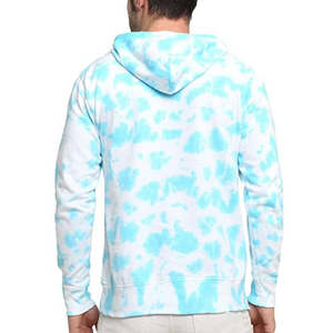 Sweat-shirt à capuche tie-dye surdimensionné en coton 100% French Terry, personnalisable, lavage à l'acide, vente en gros OEM pour hommes - Product Image 2