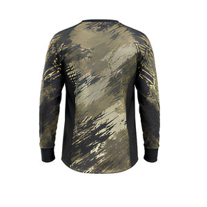 Maillots de football pour hommes à manches longues, sublimés, anti-humidité, col montant, coupe régulière, manches complètes, polyester, toutes saisons - Product Image 6