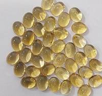 FF JEWELLERS Citrine Naturelle Certifiée par un tiers de haute qualité, Or Jaune Paraiba, Taille Ovale, Pierre Précieuse en Vrac pour la Fabrication de Bijoux Faits Main