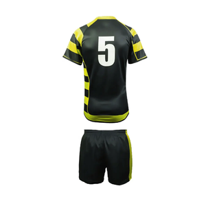 Custom Rugby Uniforms 100% Polyester Anti-Bacterial Quick Dry Breathable Half Sleeve Plus Size for Adults - Product Image 2