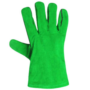 Gants de sécurité anti-vibration en cuir de vachette pleine fleur, résistants à la chaleur, aux étincelles et à l'abrasion, certifiés CE, 11 oz - Product Image 6