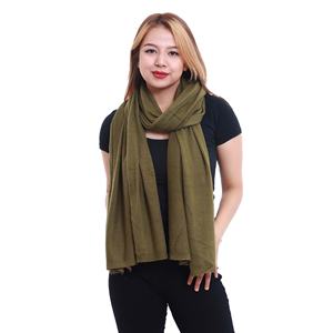 Bufanda de Pashmina de punto de Cachemira hecha a mano para mujer, chal elegante con borde de Argyle, diseño de costilla, calentador de invierno suave, nuevo seguro étnico para la piel - Product Image 5